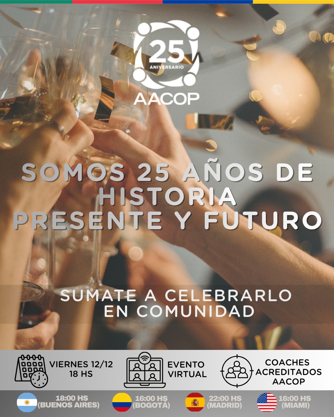 BRINDIS FIN DE AÑO Y CELEBRACIÓN 25 ANIVERSARIO DE AACOP | imagen